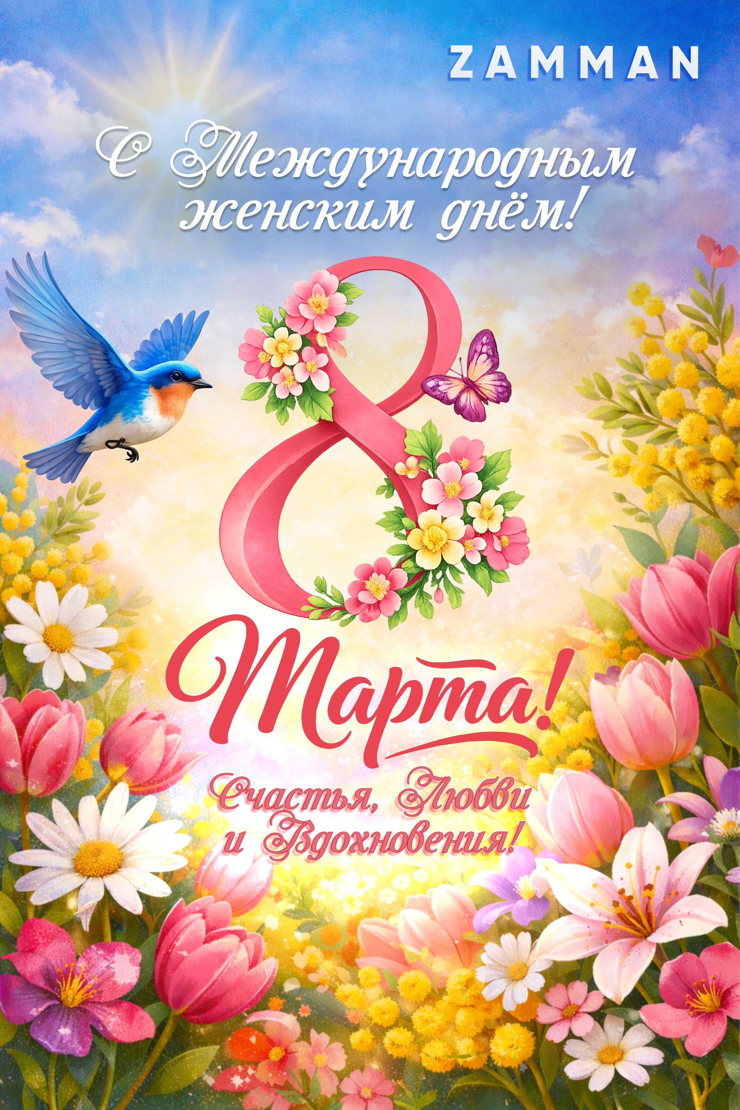 С Международным женским днём!